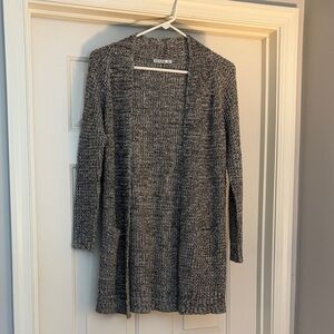 Pink Clover Charcoal Knit Cardigan